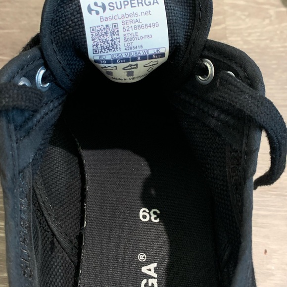 Size 39 black platform Supergas - Picture 3 of 3